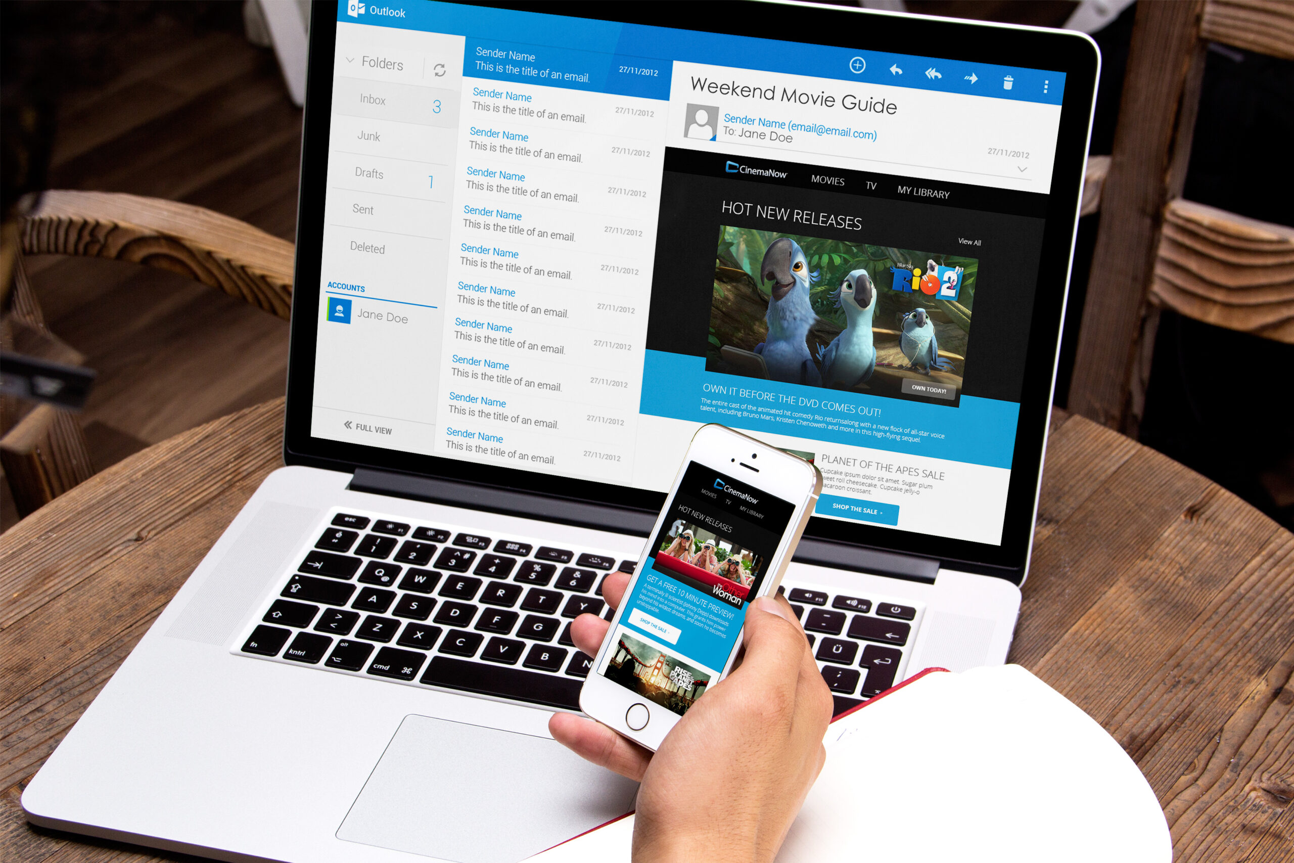 Newsletter Redesign - Property of CinemaNow®